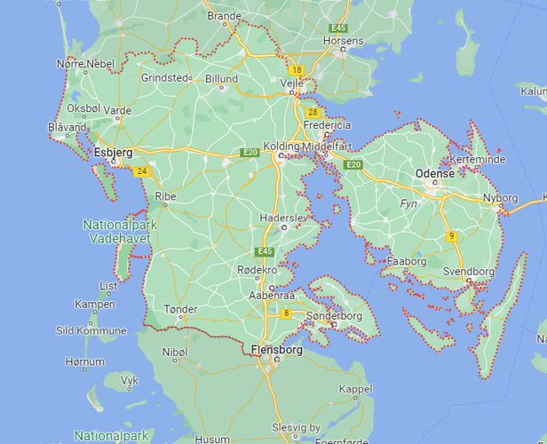 Blomsterlevering i Region Syddanmark